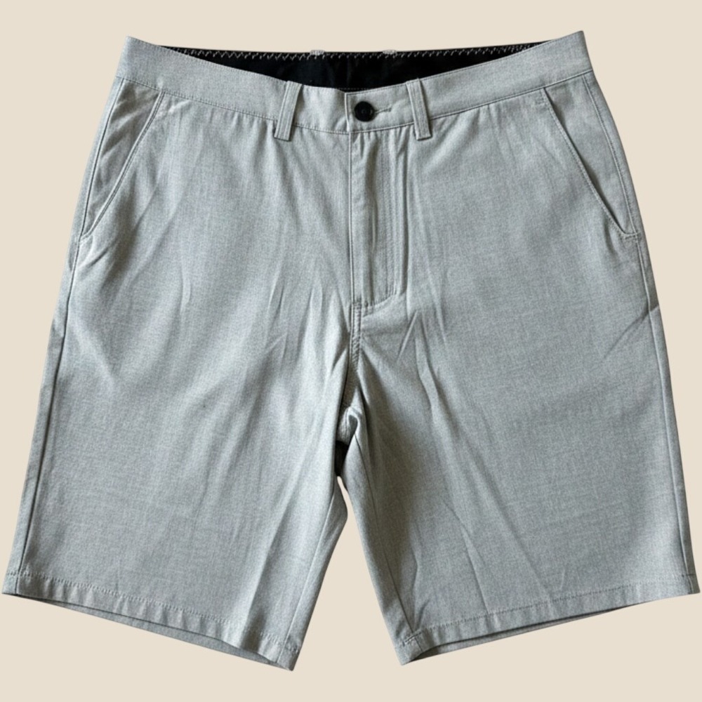 AirDynamix Mens Hybrid Walk Shorts‎ Gray Heather Stretch Golf Casual Size 30